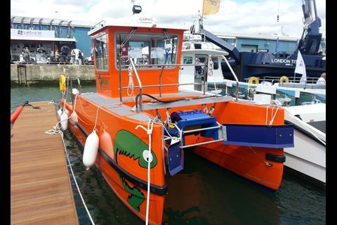 Gobbler Boats won two innovation awards for its Gobbler 290 vessel at this year's Seawork exhibition